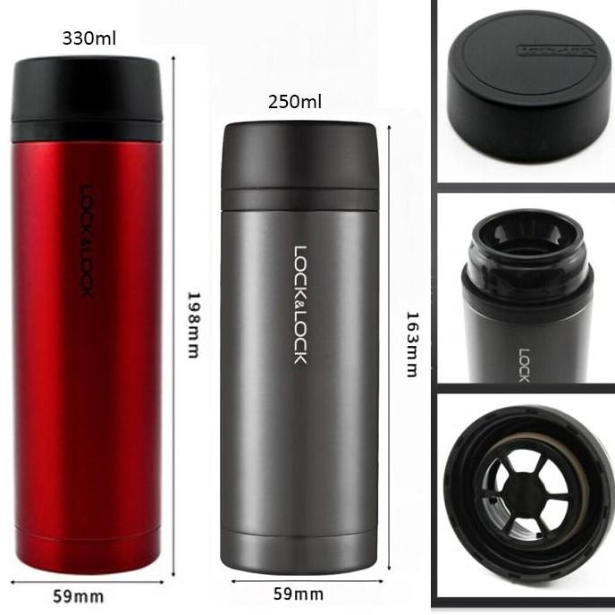 Lock n Lock Exclusive New Compact Tumbler 250ml 330ml / Botol Minum /