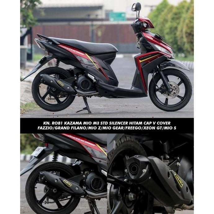 Knalpot Standar Racing ROB1 Kazama Mio M3 Mio Z Gear 125 Xeon GT 125