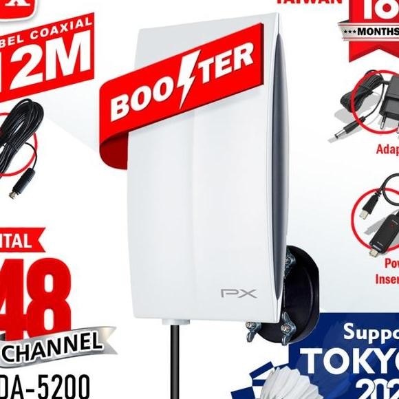 Antena Antenna Tv Dital Indoor Outdoor Px Da5200 Da 5200 Hdtv Master