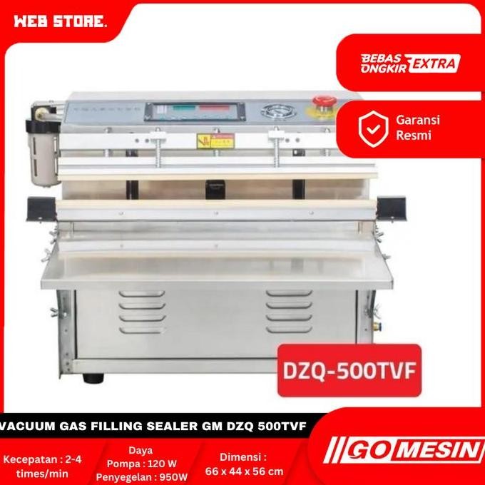NANSO Mesin Vacuum Isi Gas Gomesin GM DZQ 500TVF Vacuum Gas Filling Sealer Gomesin GM-DZQ-500TVF