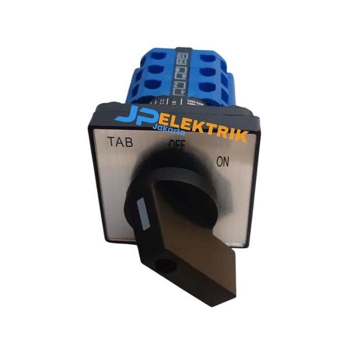 Selector Switch On-Off 3Pole Ca10 Selector Switch 2Posisi 3Pole Hitam Harga Spesial