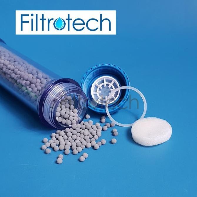 Filter Bio Alkaline T33 Ph Ceramic Ball - Bio Alkali Filter Air Penambah Ph Inline