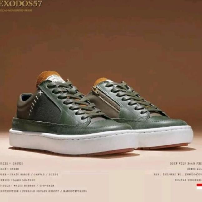 // SEPATU EXODOS57 SAGIO GREEN | SEPATU BIKERS | ORIGINAL //