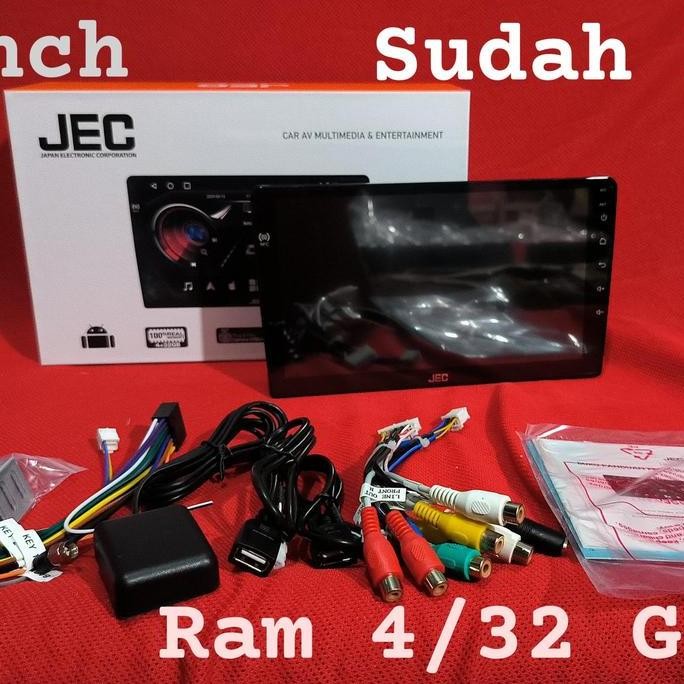 Head Unit Android Jec Shisshio 9Inch Ram 4/32 Nfc Asli