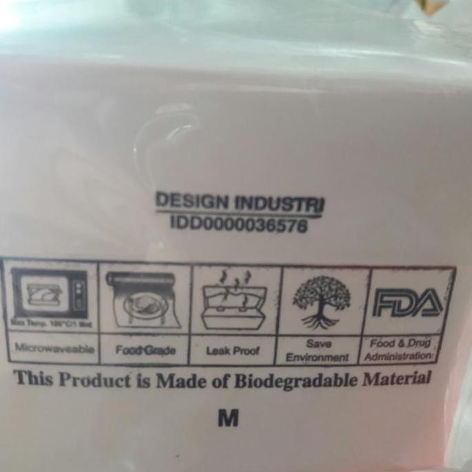 paper rice box ukuran M isi 25 / kotak nasi kertas