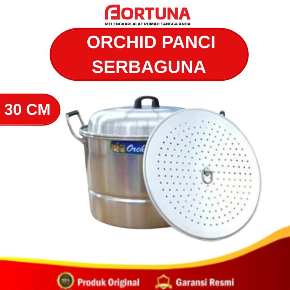 Dandang Nasi/ Langseng Nasi 30 (5 Liter Nasi) Panci Kukus Orchid 30
