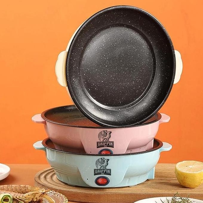 jhonxie- Frying Pan Listrik 26cm Welhome Kompor Listrik Memasak Syur Tumis / Goreng - Penggorengan L