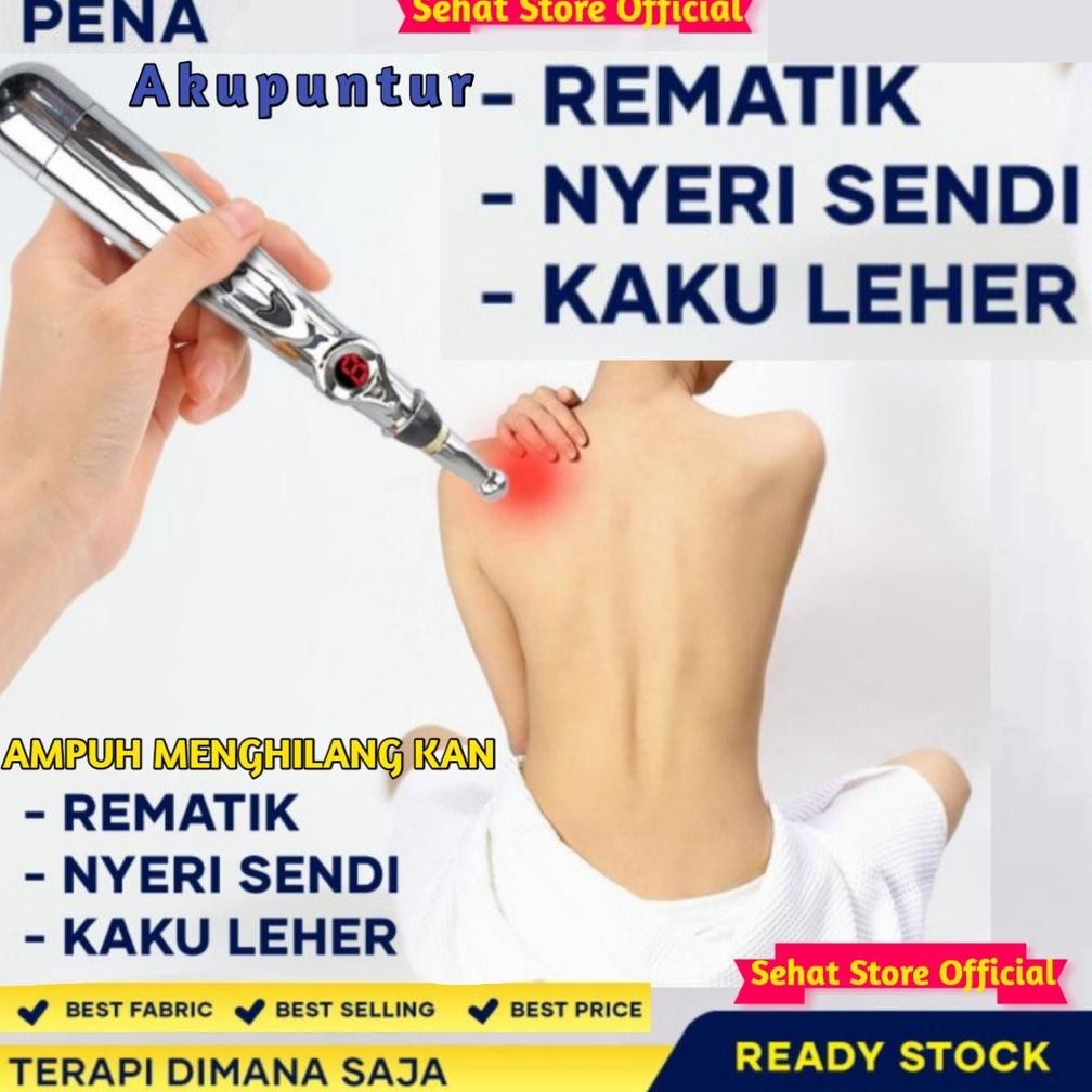 Alat Pijat Terapi Akupuntur Pena Meridian Elektrik Portabel Pen Listrik Masage Kesehatan Saraf Tubuh