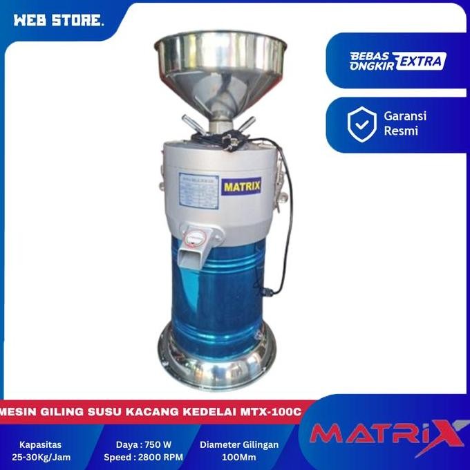 JERICOMM Mesin Giling Susu Kacang Kedelai Soya Milk Grinder MTX 100C MATRIX