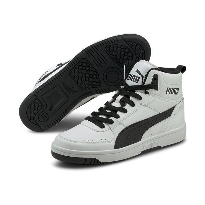 Puma Sepatu Trainer Rebound Joy Uniseks White-Black