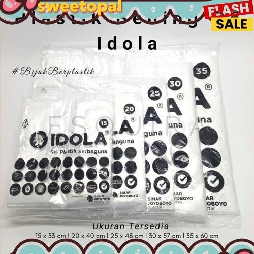 Terlaris Kantong Kresek Plastik PE Idola Transparant PEX