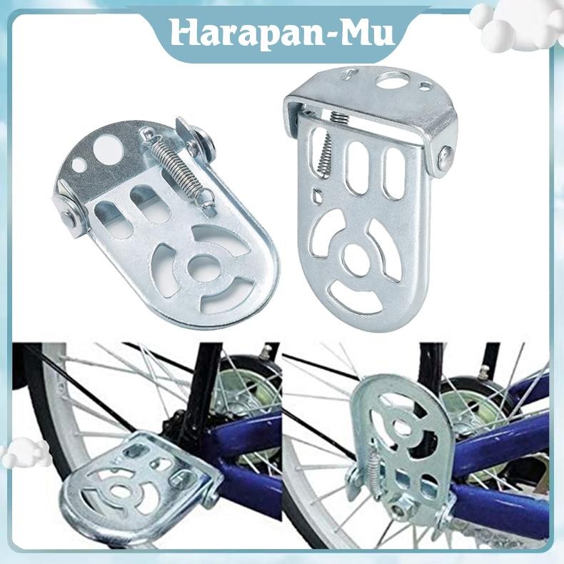 ZYUNJI- 1 Pasang Jalu Lipat Sepeda Jalu Sepeda Pedal Belakang Sepeda Pijakan Lipat Boncengan Jalu Ka