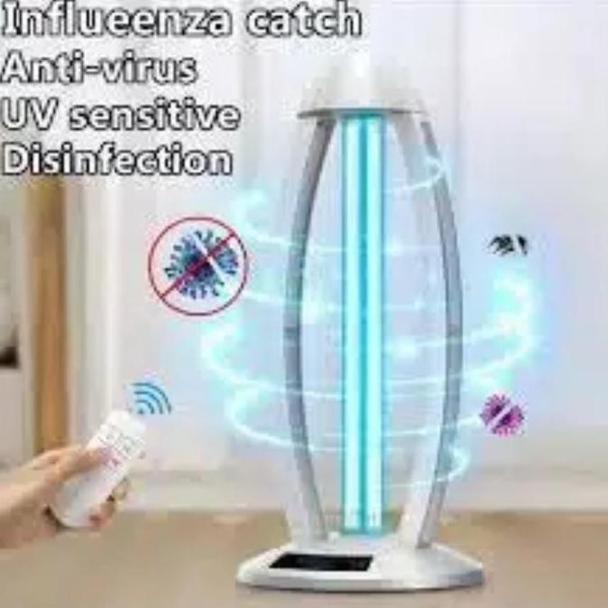 Lampu UV + Ozon Sterilizer Remote Ruangan
