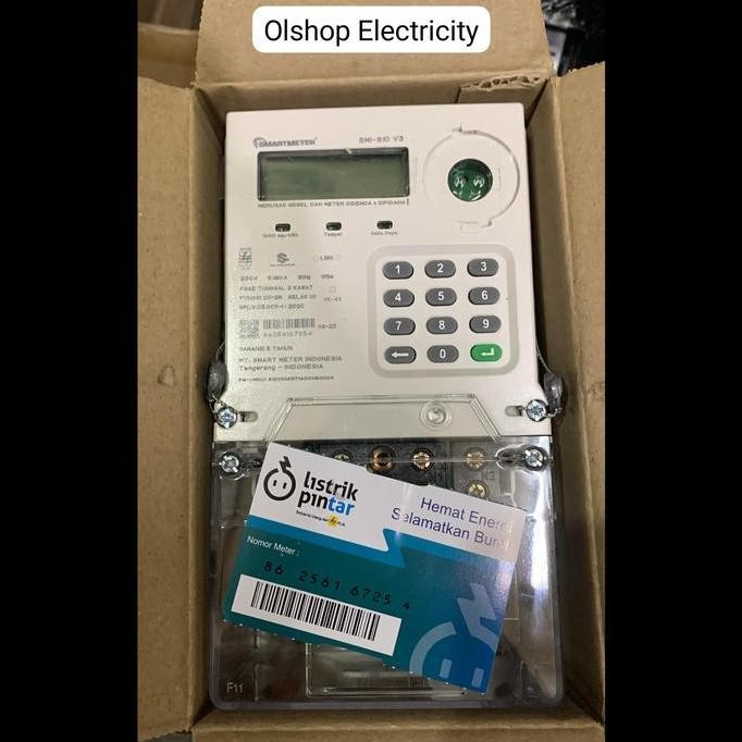 KWH TOKEN PRABAYAR MEREK SMART METER ORIGINAL DAN TERPERCAYA