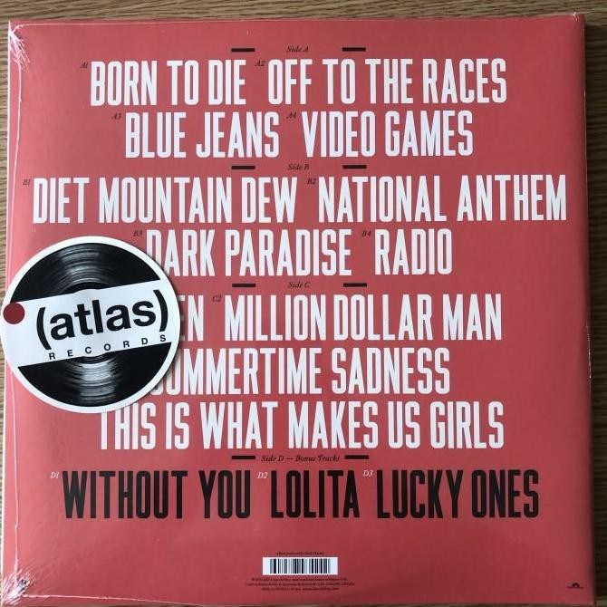 Vinyl / Piringan Hitam LANA DEL REY - Born To Die (Deluxe Edition) Rare Koleksi Original