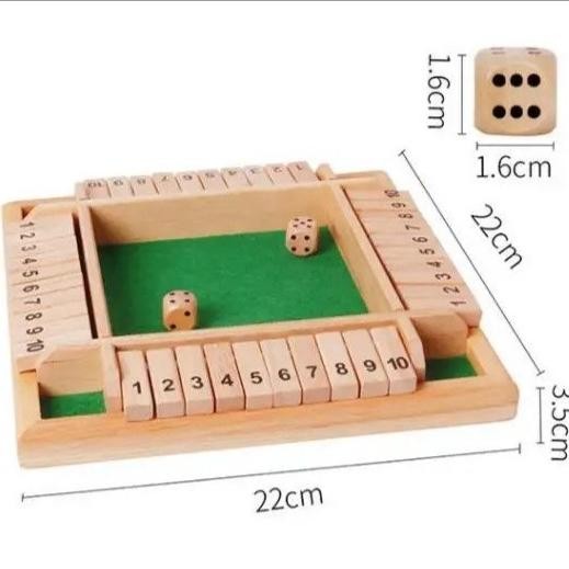 Shut The Box Board Game