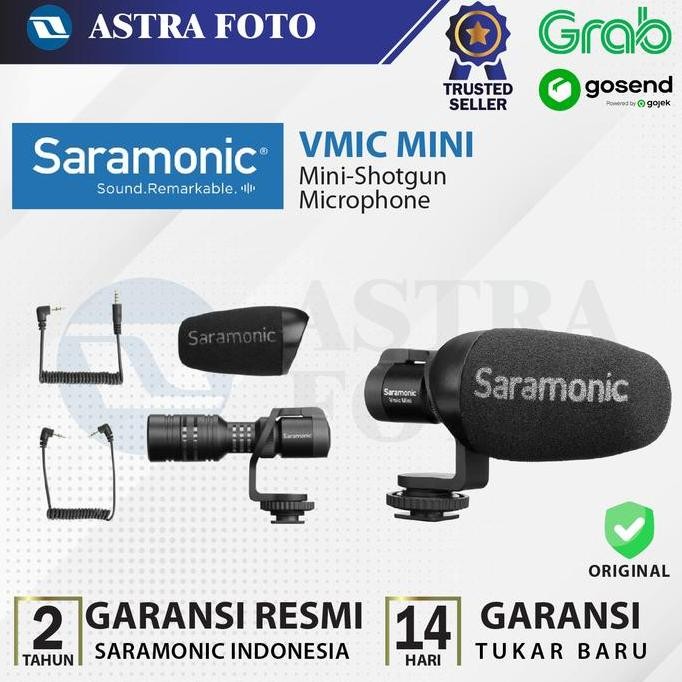 COD SARAMONIC VMIC MINI MIC DSLR MIRRORLESS SMARTPHONE MICROPHONE VLOG