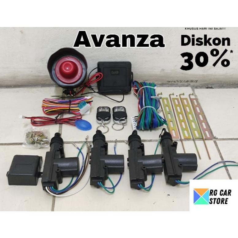 albertGokil- ALARM CENTRAL LOCK MOBIL AVANZA - PAKET ALARM CENTRAL LOCK MOBIL TOYOTA AVANZA