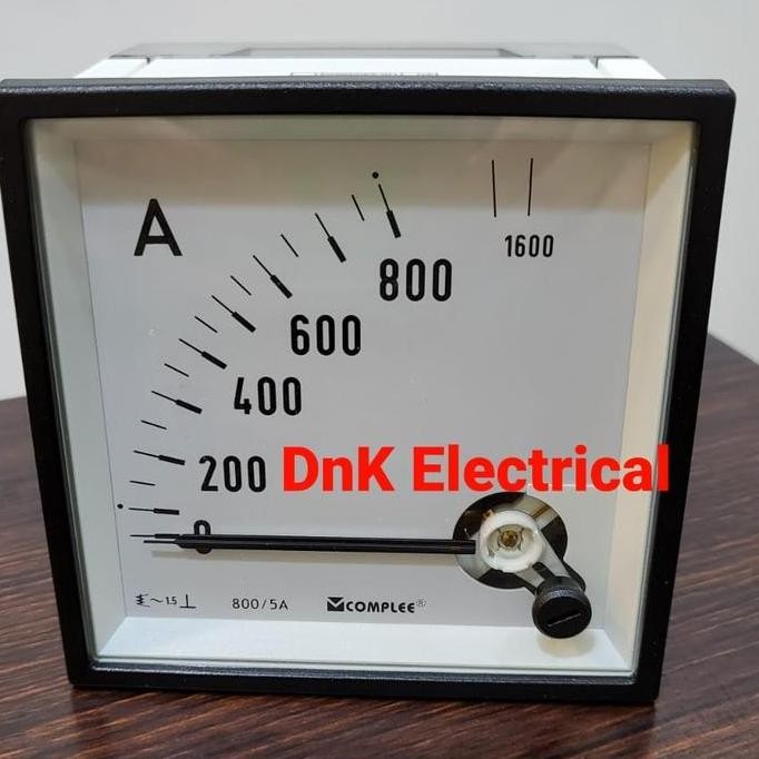 Ampere Meter AC ( via CT )Merk Complee