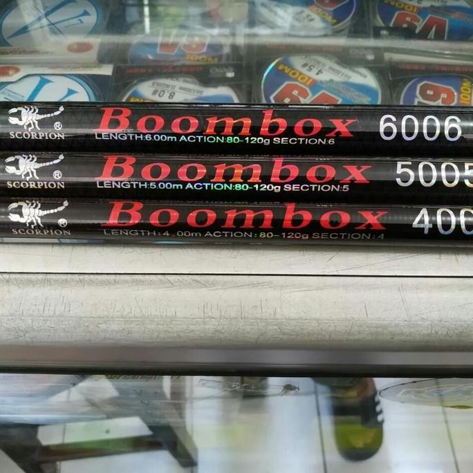 Joran Tegek Scorpion Boombox panjang 4 meter full carbon kaku