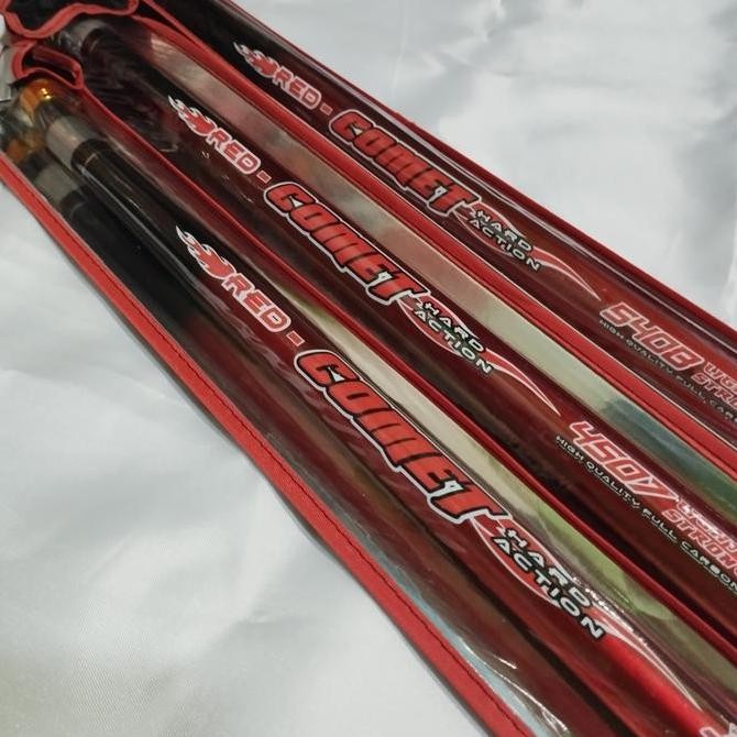 NEW Tegek Kaku Red Comet Galatama Lelean Baronang Hard Action Ujung Solid