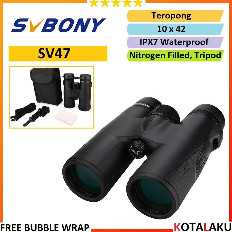 FEVERFEW Teleskop Telescope Teropong Binoculars SVBony SV47 10x42 AI449