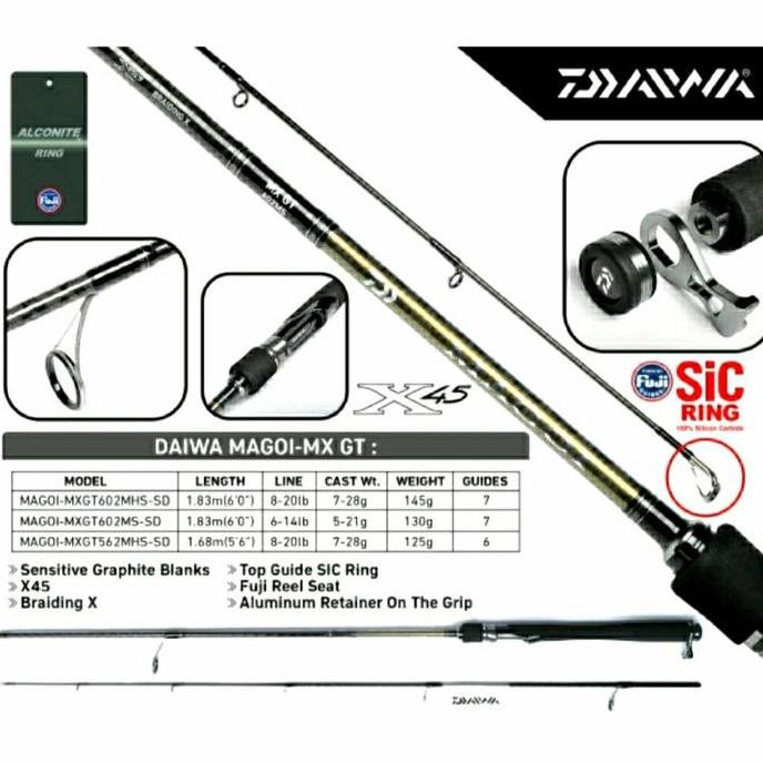 NEW JORAN DAIWA MAGOI MX GT - 562MHS | 602MHS | 602MS FUJI