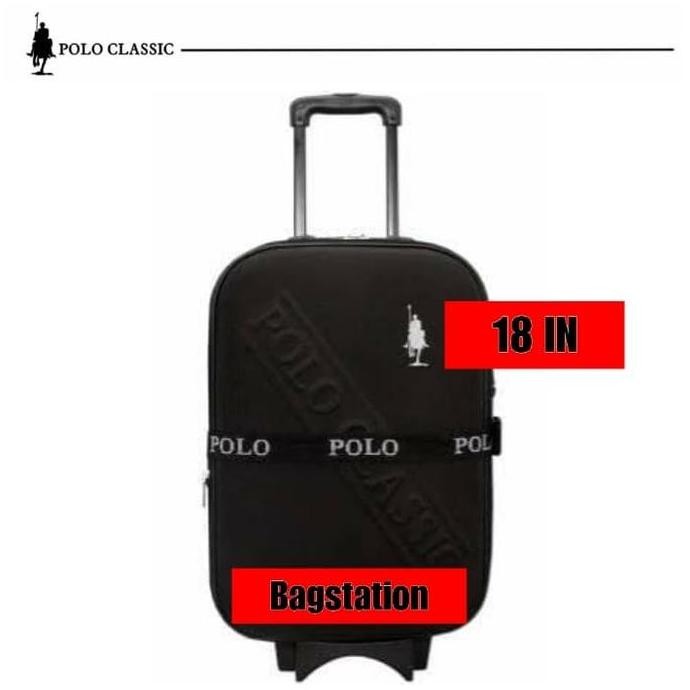 TERBARU - TAS KOPER TAS CABIN POLO CLASSIC 18 IN ORI TAS TRAVEL RODA TAS PAKAIAN