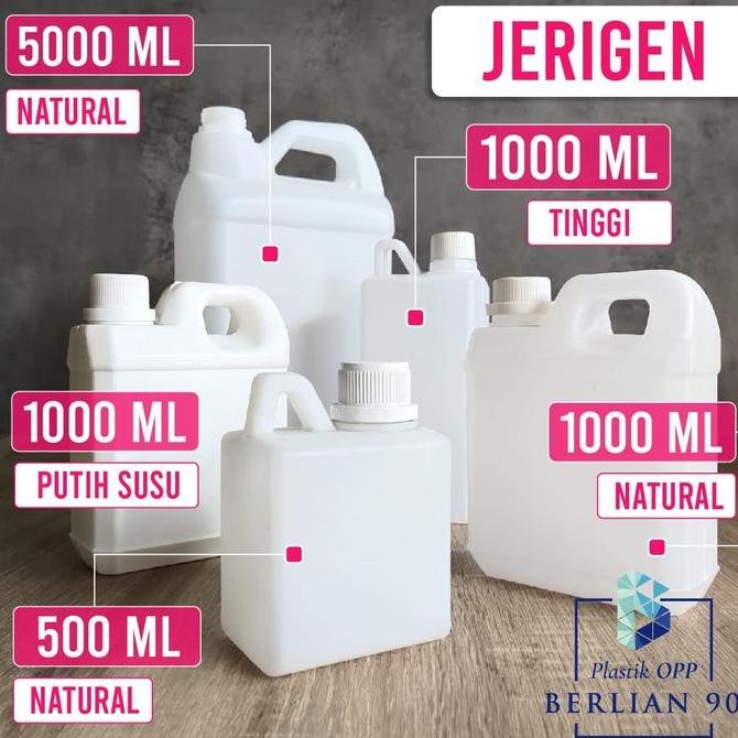 Jerigen 5 Liter / Jerigen Plastik 5lt / Botol Minyak / Botol Sabun