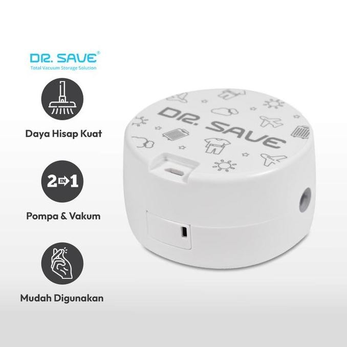 DR. SAVE POMPA & VACUUM BAG - PUTIH