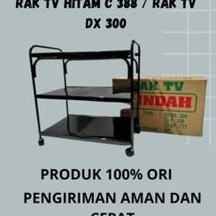 Rak tv / rak galon / rak buku / rak tv besi dx300 /rak tv serbaguna/ rak serbaguna 3 susun
