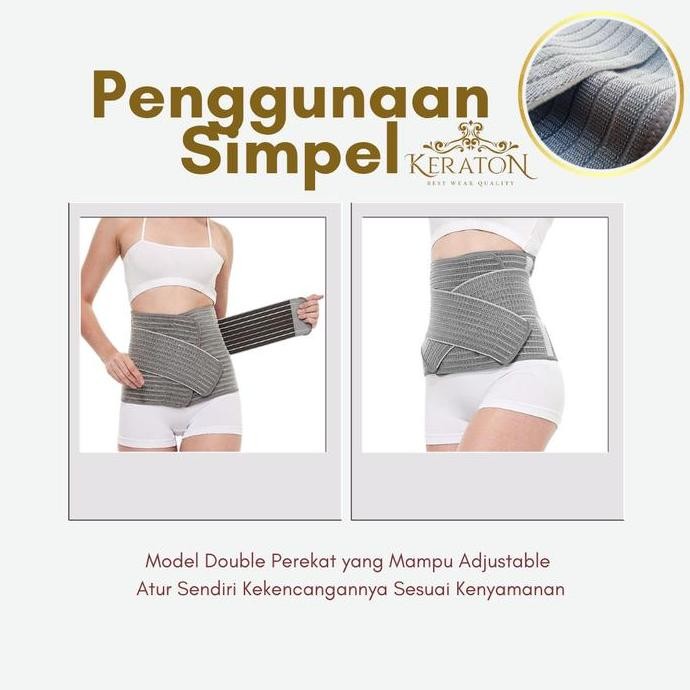 Promo Korset Bamboo Pasca Melahirkan | Keraton Stagen Ibu Melahirkan / Belt Melahirkan Caesar - Sabu