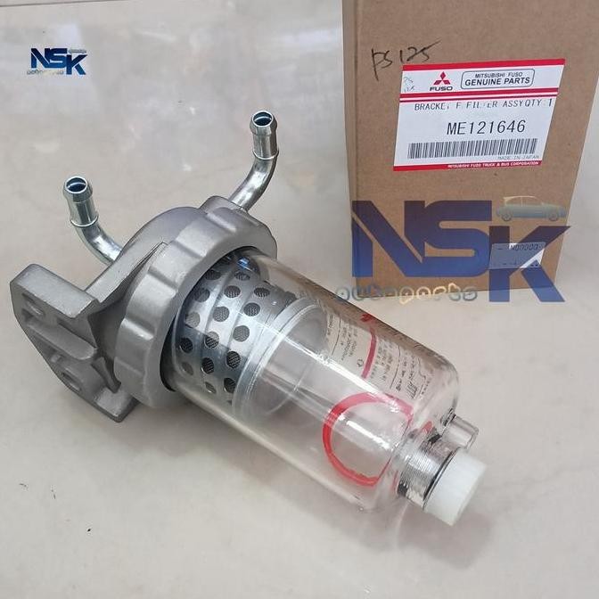 WATER SEPARATOR ASSY FILTER SOLAR BAWAH PS125 FE-70 CANTER ME 121646 MODEL KACA ORIGINAL DAN TERPERC