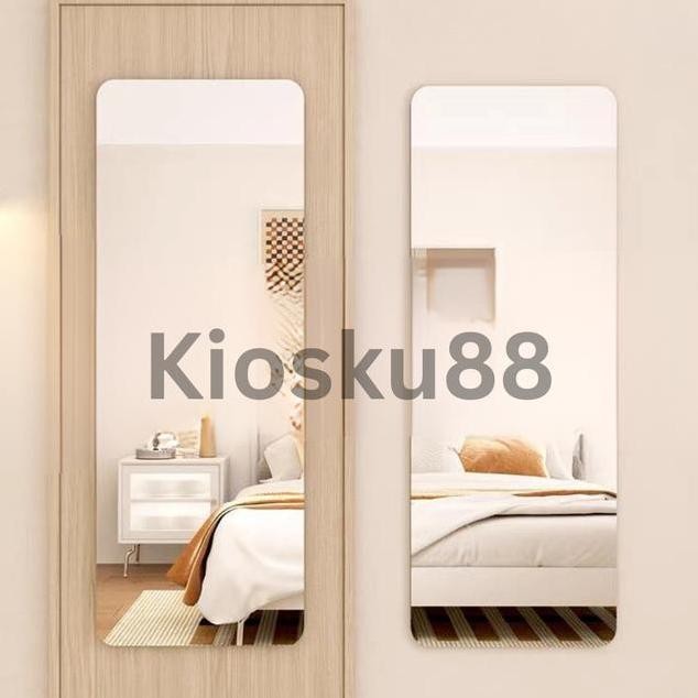 Cermin Gantung Full Body Cermin Aesthetic Cermin Dinding Cermin Full Body Frameless Cermin Gantung A