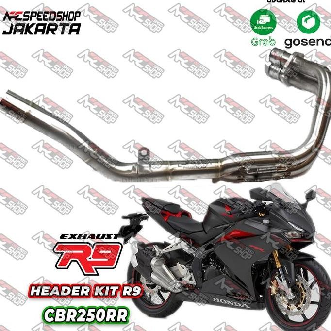 Promo Header Kit R9 Fullsystem CBR 250RR Slip On Akrapovic / Austin / Arrow COD