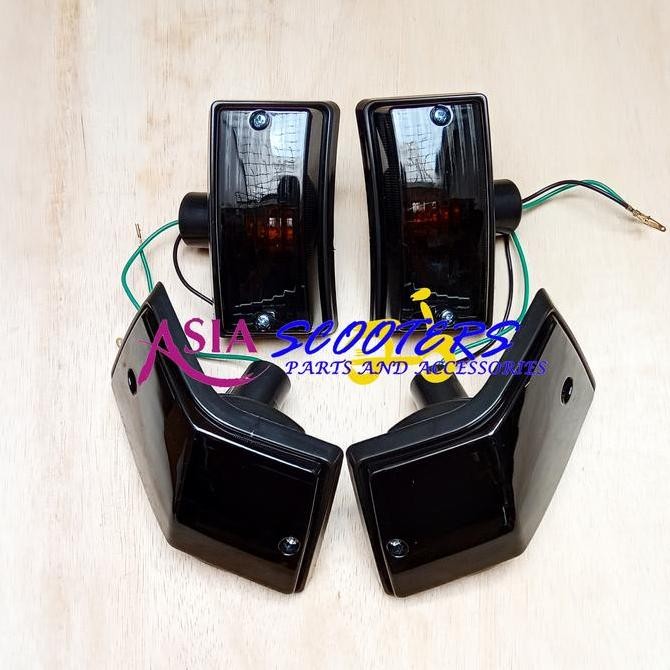 Promo Lampu Sen Sein Vespa Px New Px Smoke Garis Import COD