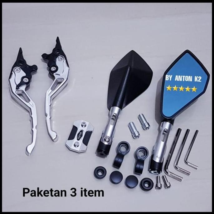 Promo PAKETAN 3 ITEM-SPION TOMOK VARIASI MOTOR AEROX 155/AEROX 155 NEW/LEXI COD