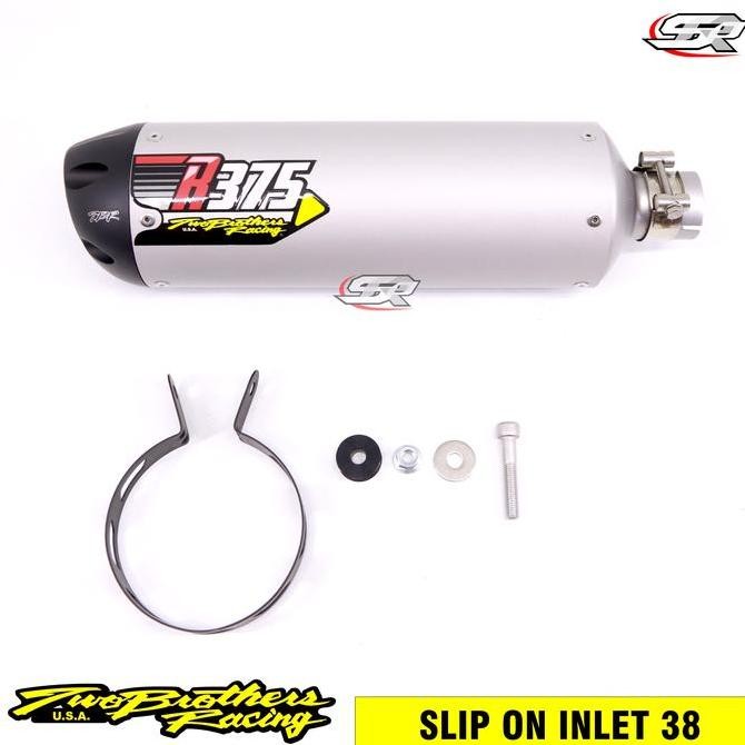 Promo KNALPOT TBR TWO BROTHERS R375 UNIVERSAL INLET 38 COD
