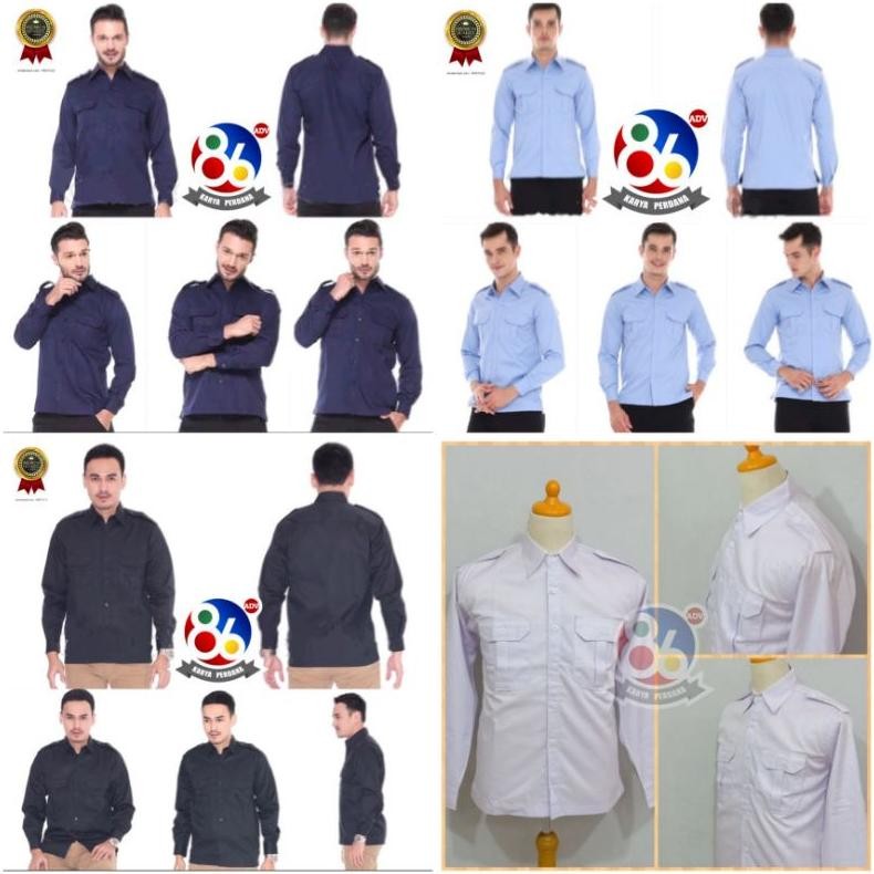 Baju Lapangan , Baju PDL , Kemeja Lapangan , Kemeja PDL , Baju PNS , Kemeja polos panjang