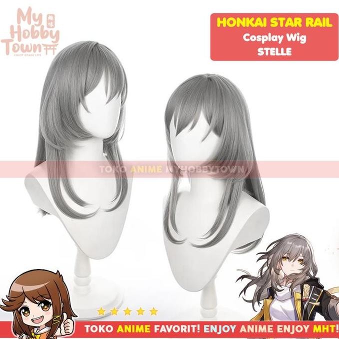 Wig Cosplay Anime Game Honkai Star Rail Stelle Trailblazer
