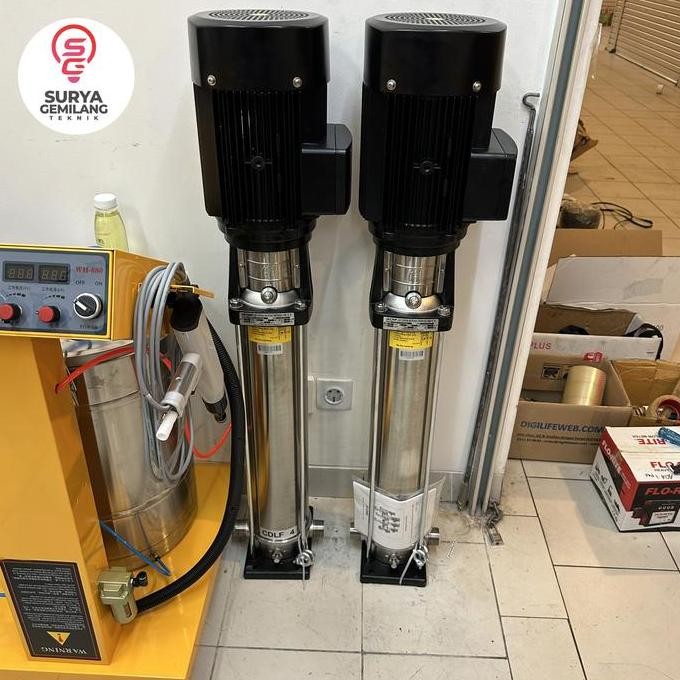 EXORCIST- Mesin Pompa Air CNP CDLF 4-22 4KW Pompa Booster Ro Dan Car Wash Steam