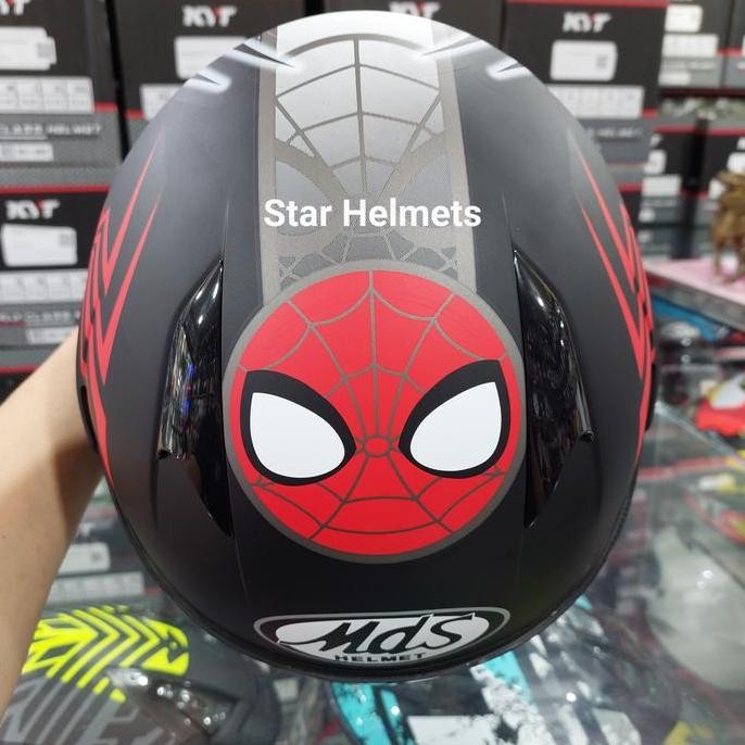 COD Helm Anak MDS R3 Junior Spiderman #6 Black Doff