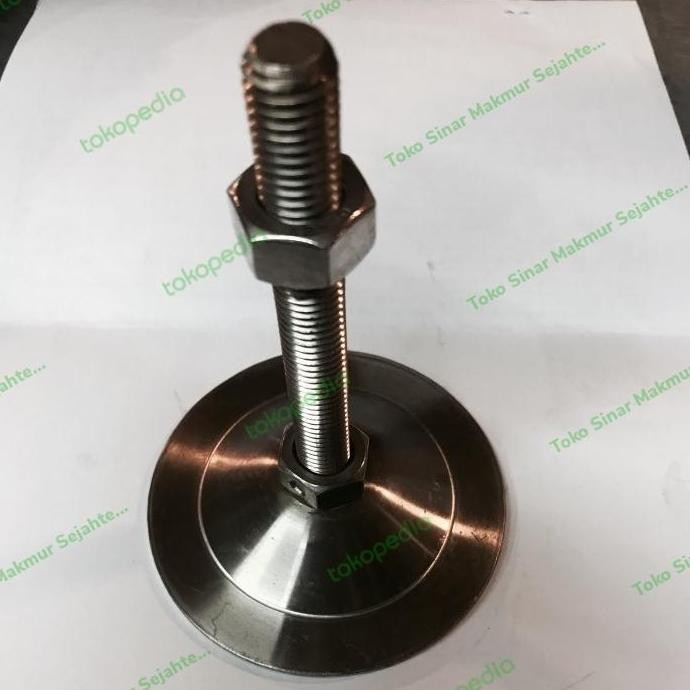 Promo Adjuster Kaki Meja Stainless M12 Cod