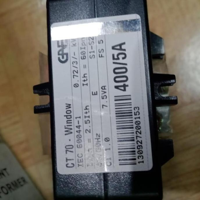 CT 70 400/5A GAE CURRENT TRANSFORMER GAE 400/5A CT 70 WINDOW 400/5A