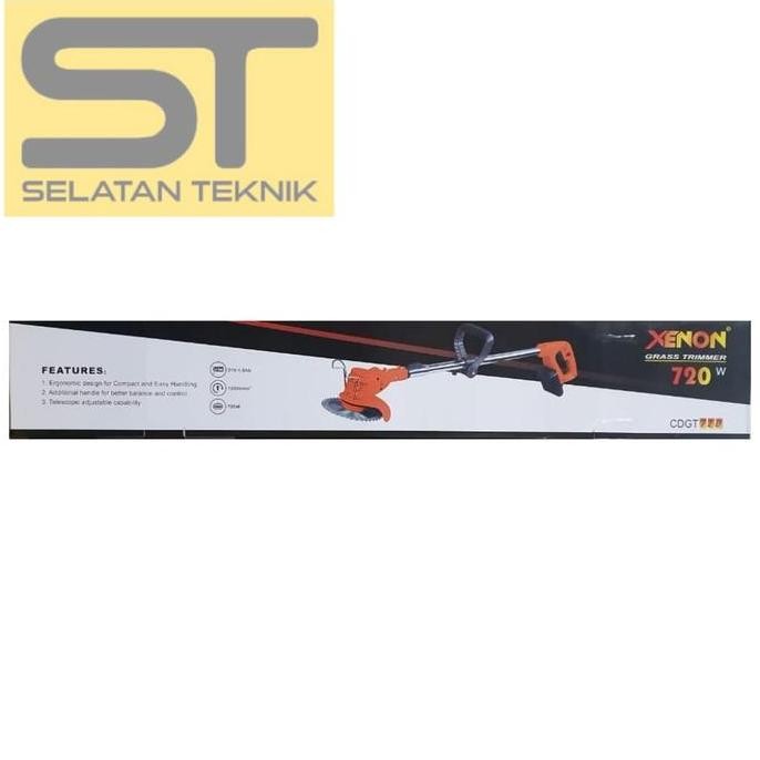 xenon cdgt 720 cordless grass trimer 2 battery