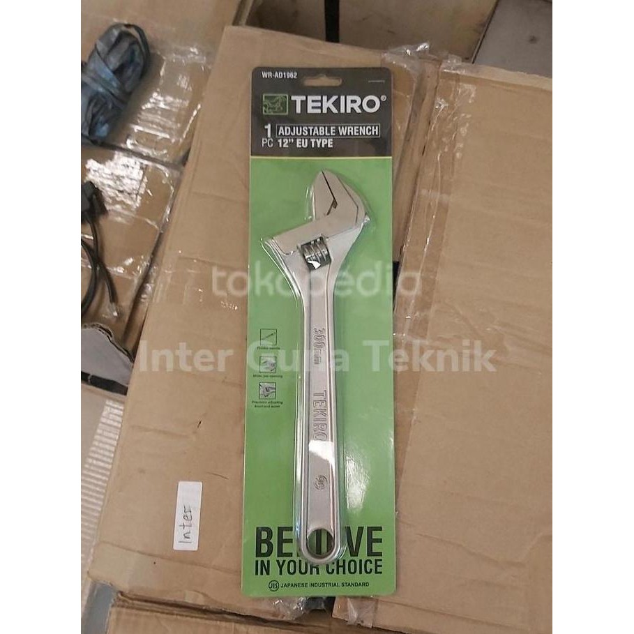 HASCHWALT- Kunci Inggris 12" TEKIRO / Tekiro kunci inggris ukuran 12" inch
