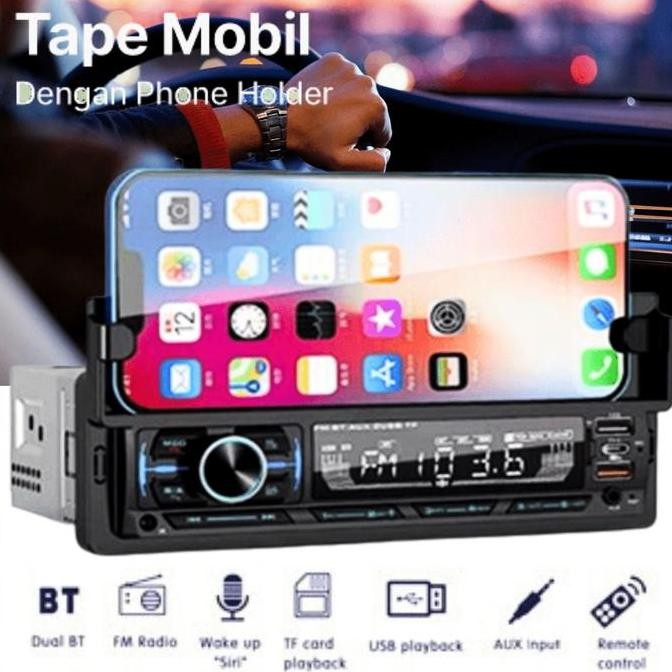 Promo COD Taffware Tape Mobil Audio Bluetooth MP3 Player USB ISO 60W Carry Pickup Pioneer Grandmax T