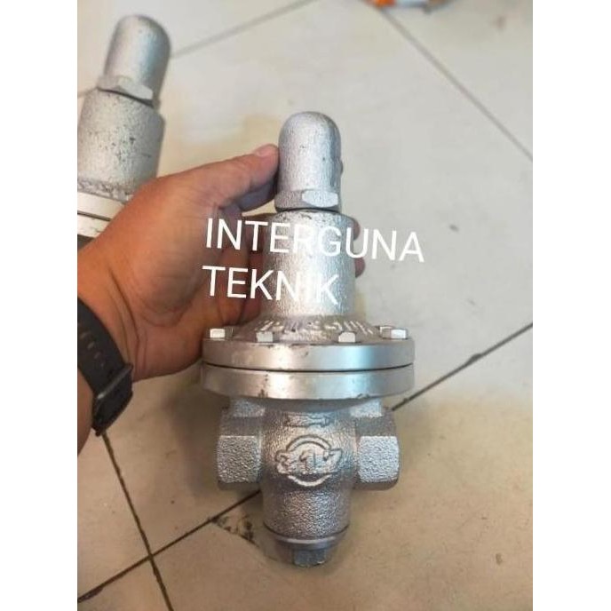 KAORU- Pressure Valve Reducing PRV Cast Iron steam 317 Ukuran 1" inch / PRV Reducing Valve Cast Iron