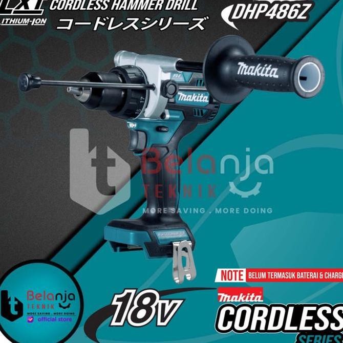 IKKAKU- Makita Cordless Hammer Drill DHP486Z Mesin Bor Baterai 18 Volt DHP 486