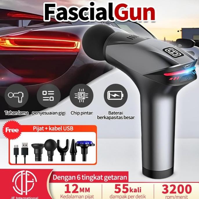 WONDERWEISS- Pijat listrik 4 in 1/Pijat Getar Terapi Otot/Pembentuk Otot Electric